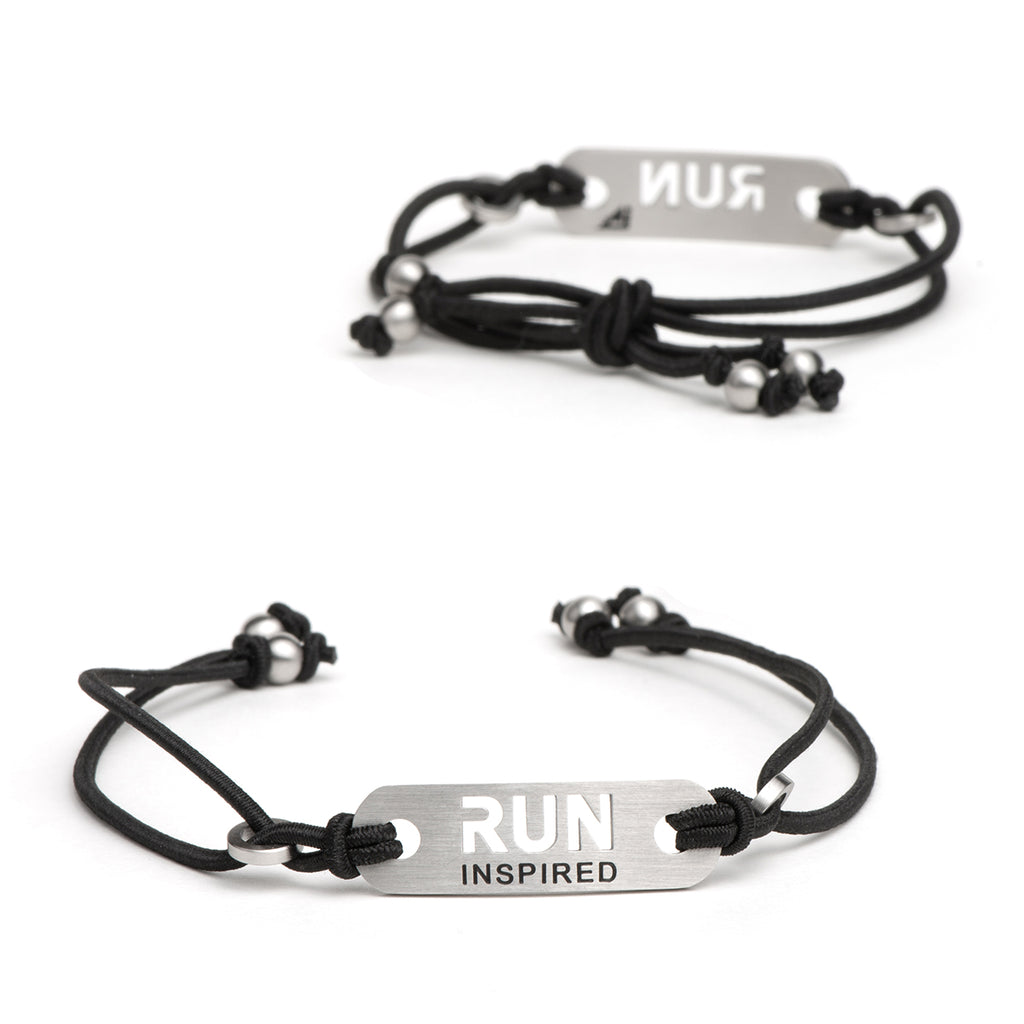 RUN INSPIRED Adjustable Stretch Bracelet - ATHLETE INSPIRED - running bracelet, running jewelry