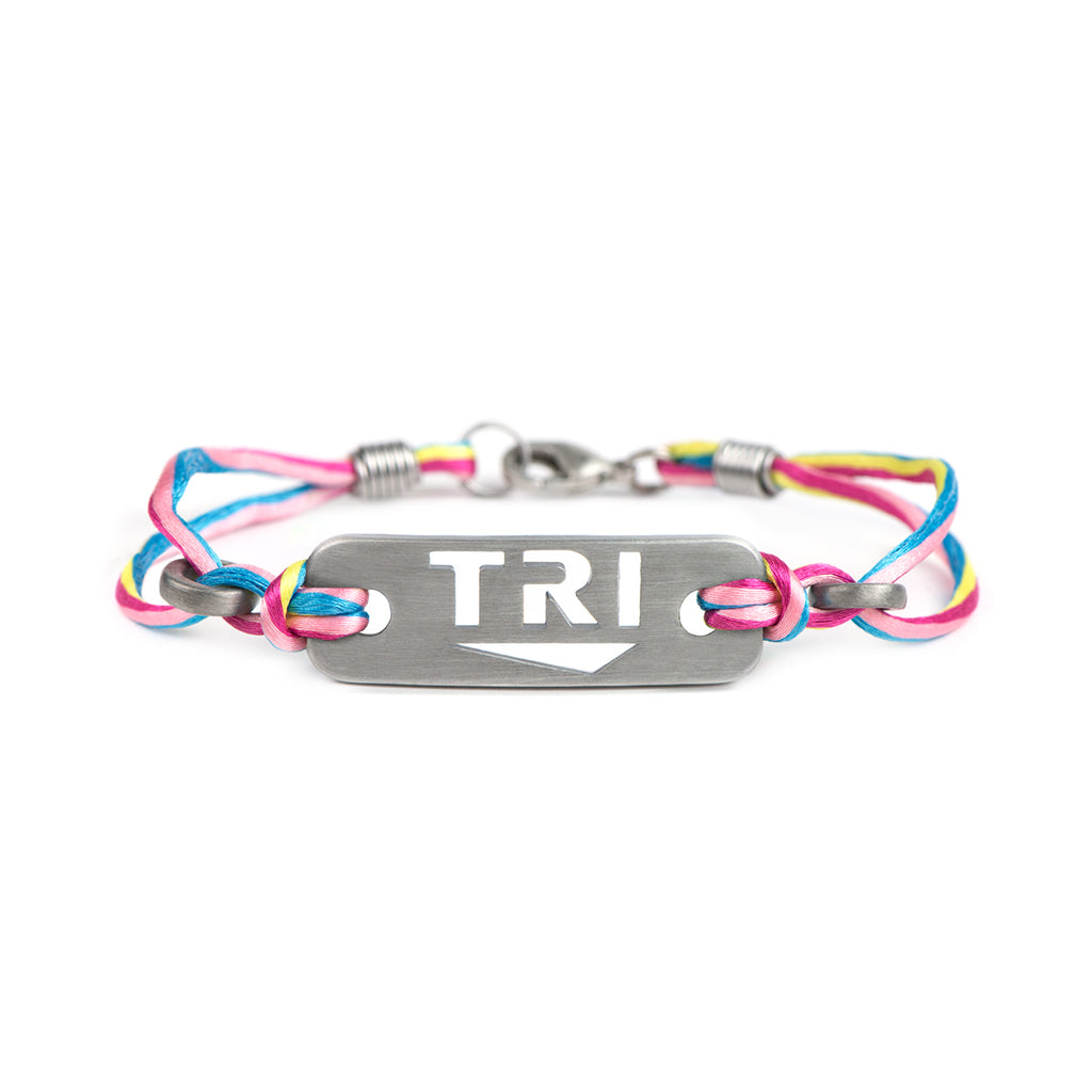 TRI triathlon bracelet - ATHLETE INSPIRED - triathlon jewelry, tri jewelry