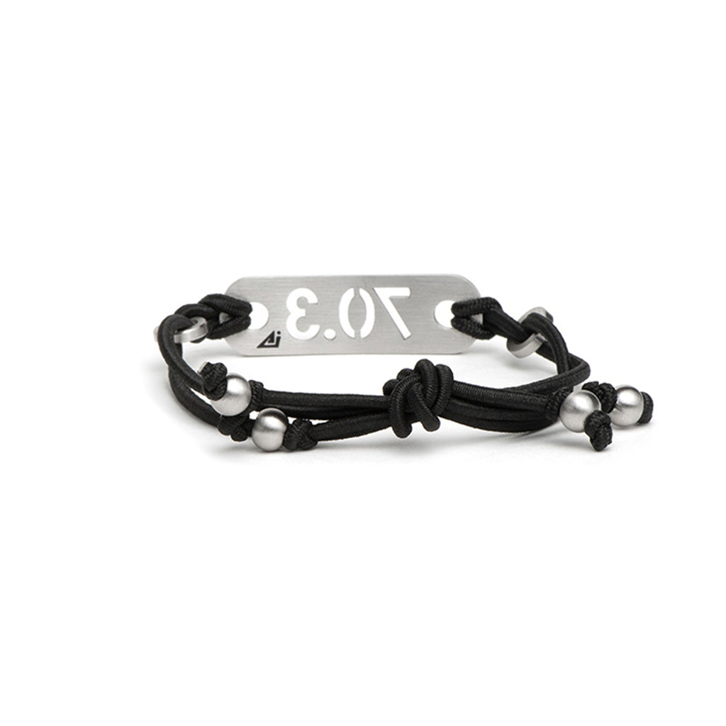 ATHLETE INSPIRED ® 70.3 Half Iron Distance Triathlon Black Bracelet