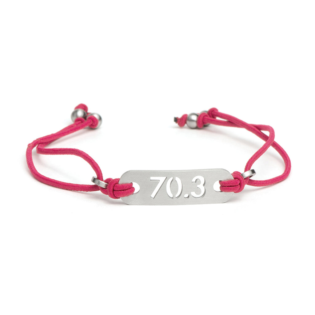 ATHLETE INSPIRED ® 70.3 Half Iron Distance Triathlon Black Bracelet