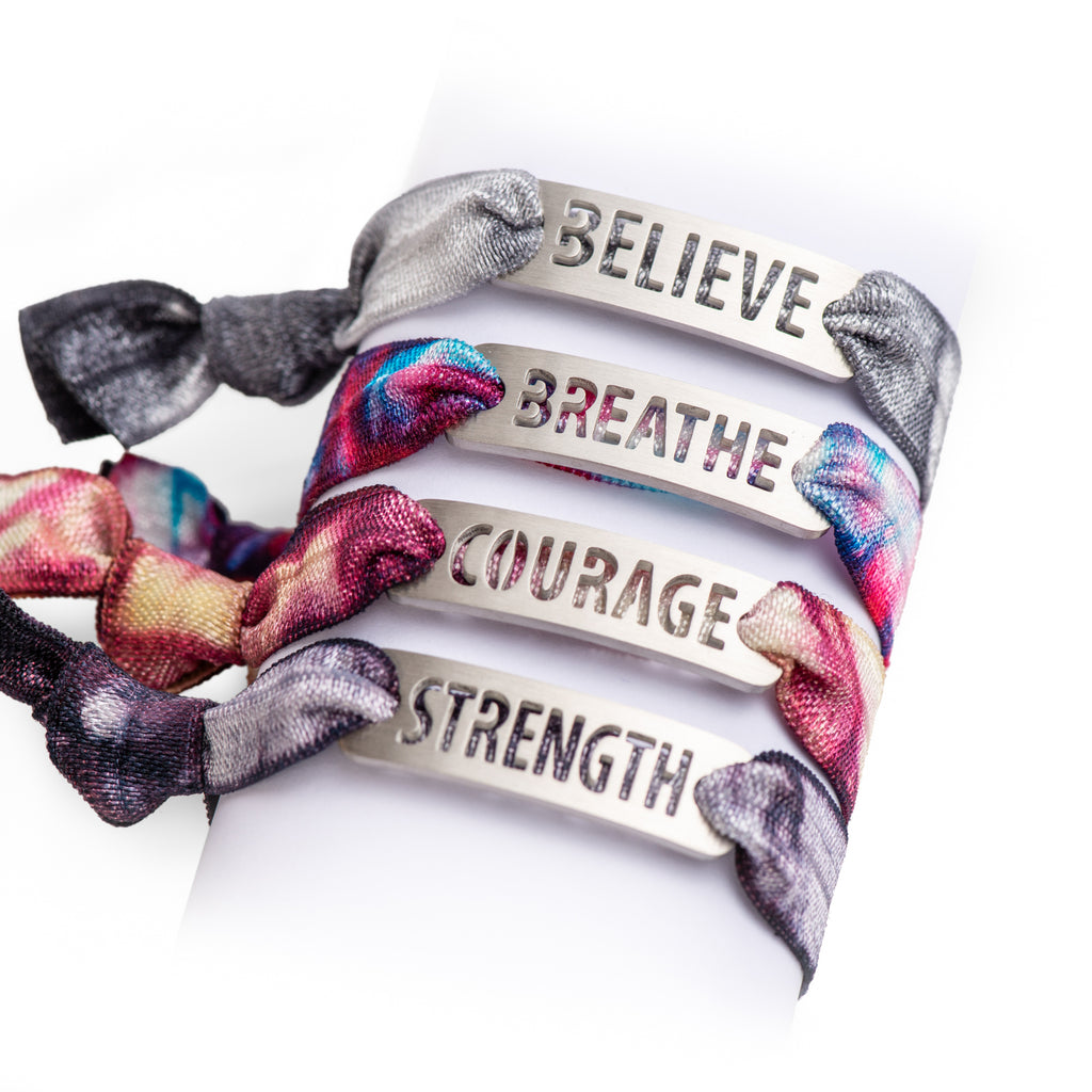 Tie Dye INSPIRATIONAL Stretchy Bracelet