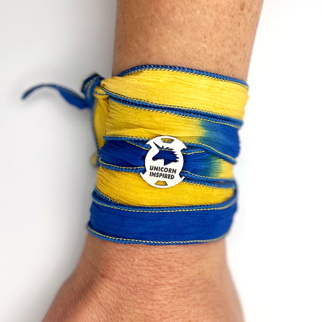 ATHLETE INSPIRED - RUN BOSTON, Unicorn Inspired Wrap Adjustable Bracelet, Run Boston Bracelet, Boston Marathon Gift, Race Gift