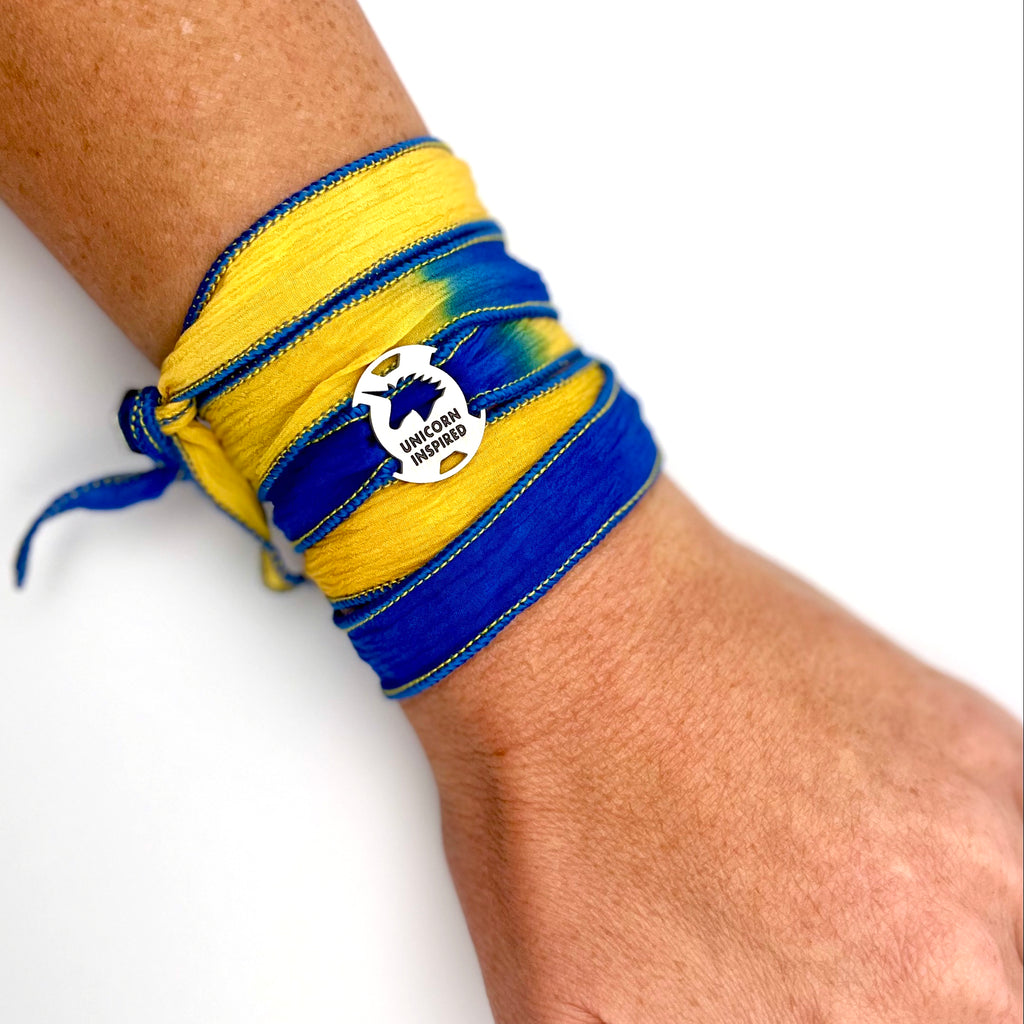 ATHLETE INSPIRED - RUN BOSTON, Unicorn Inspired Wrap Adjustable Bracelet, Run Boston Bracelet, Boston Marathon Gift, Race Gift