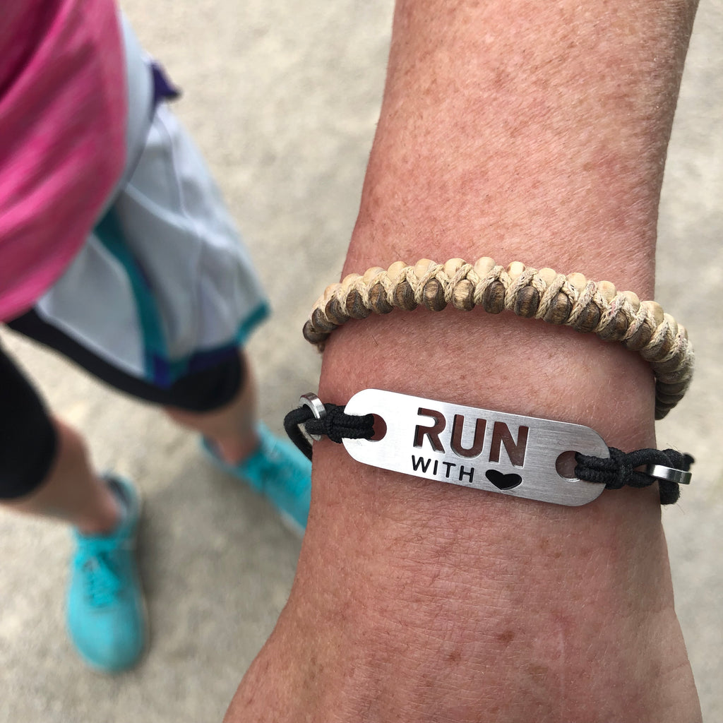 run with heart running bracelet