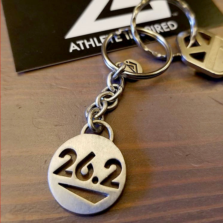 ATHLETE INSPIRED 26.2 Marathon Keychain