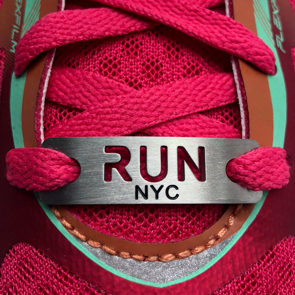 Run New York City Shoe Tag, NYC gift, New York City Marathon Gift