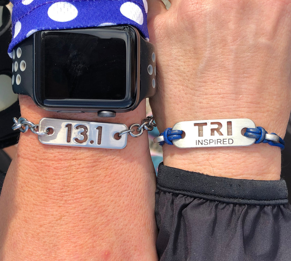 TRI INSPIRED Bracelet - ATHLETE INSPIRED - Triathlon Bracelet, Triathlon Jewelry