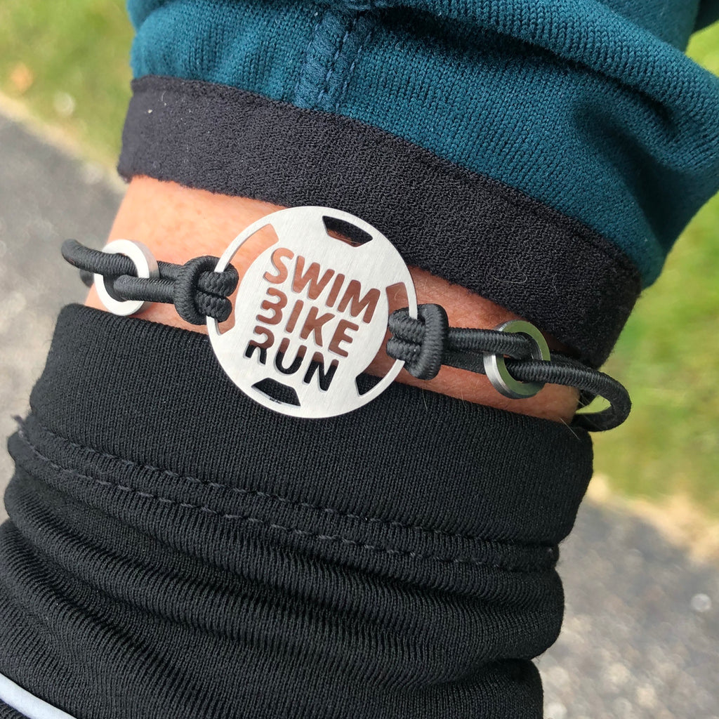 Swim Bike Run Adjustable Stretch Bracelet, SBR Adjustable Bracelet,  Triatlon Gift, Triathlon Bracelet